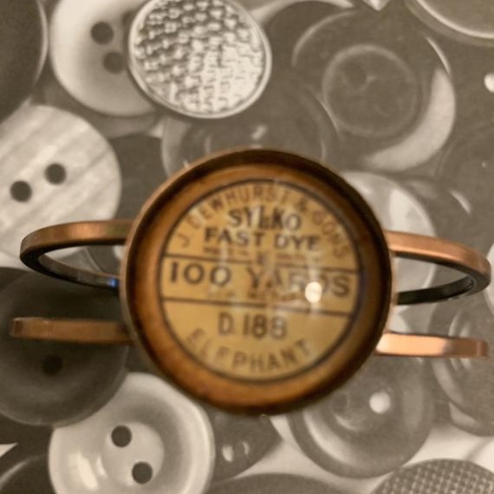 Thread Spool Label Bracelet - image 3